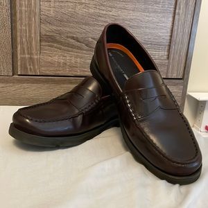 Rockport rubber penny loafers